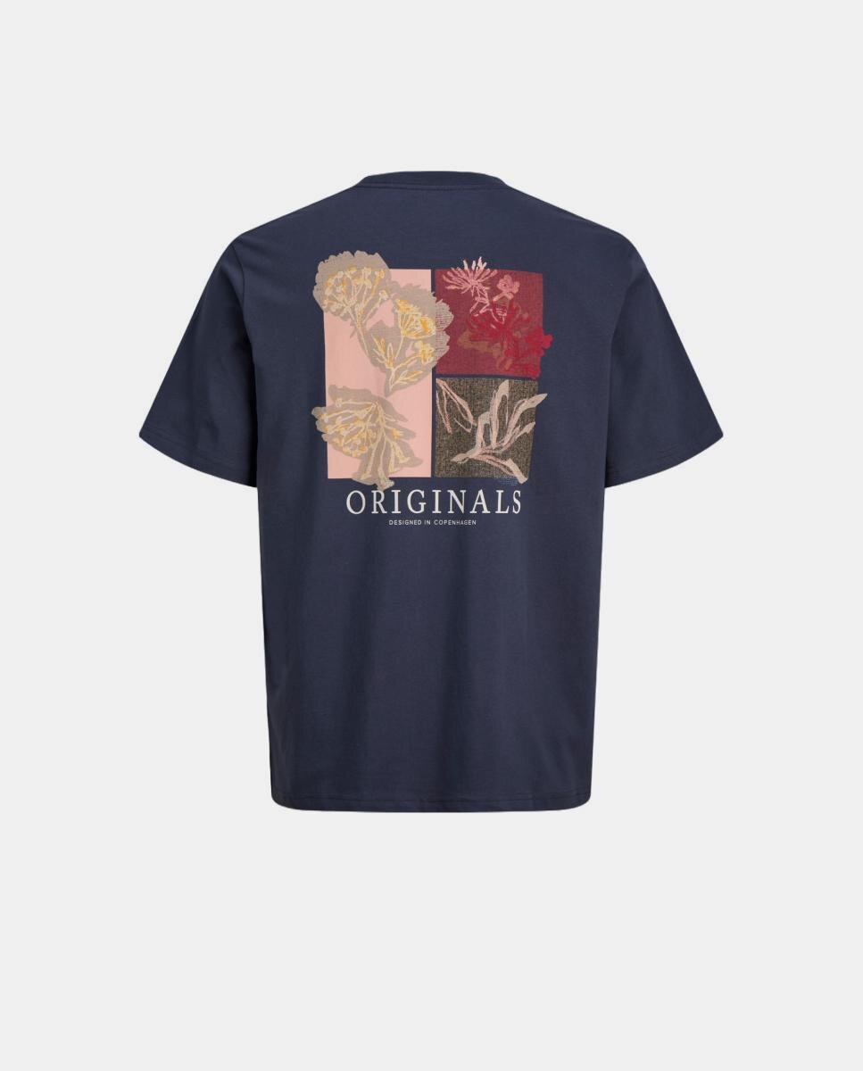 Camiseta de niño manga corta con back print - Jack & Jones - Gris oscuro Gris oscuro-6