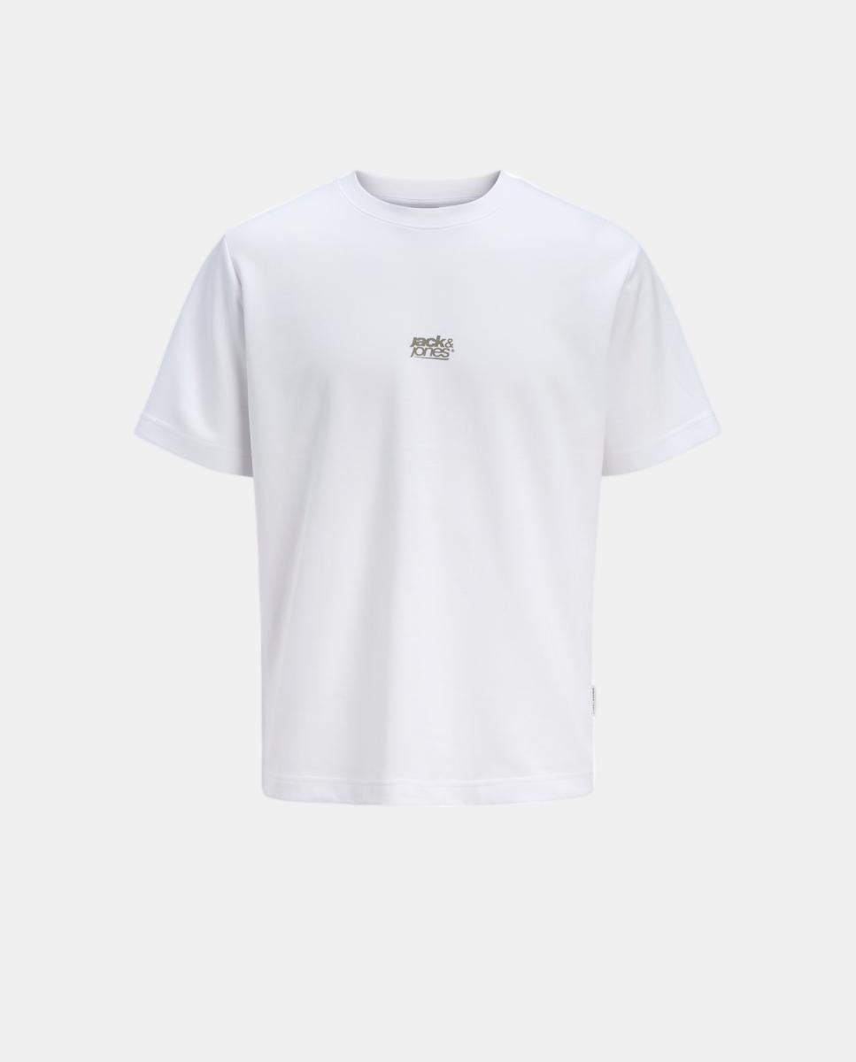 Camiseta de niño manga corta con back print - Jack & Jones - Blanco Blanco-4