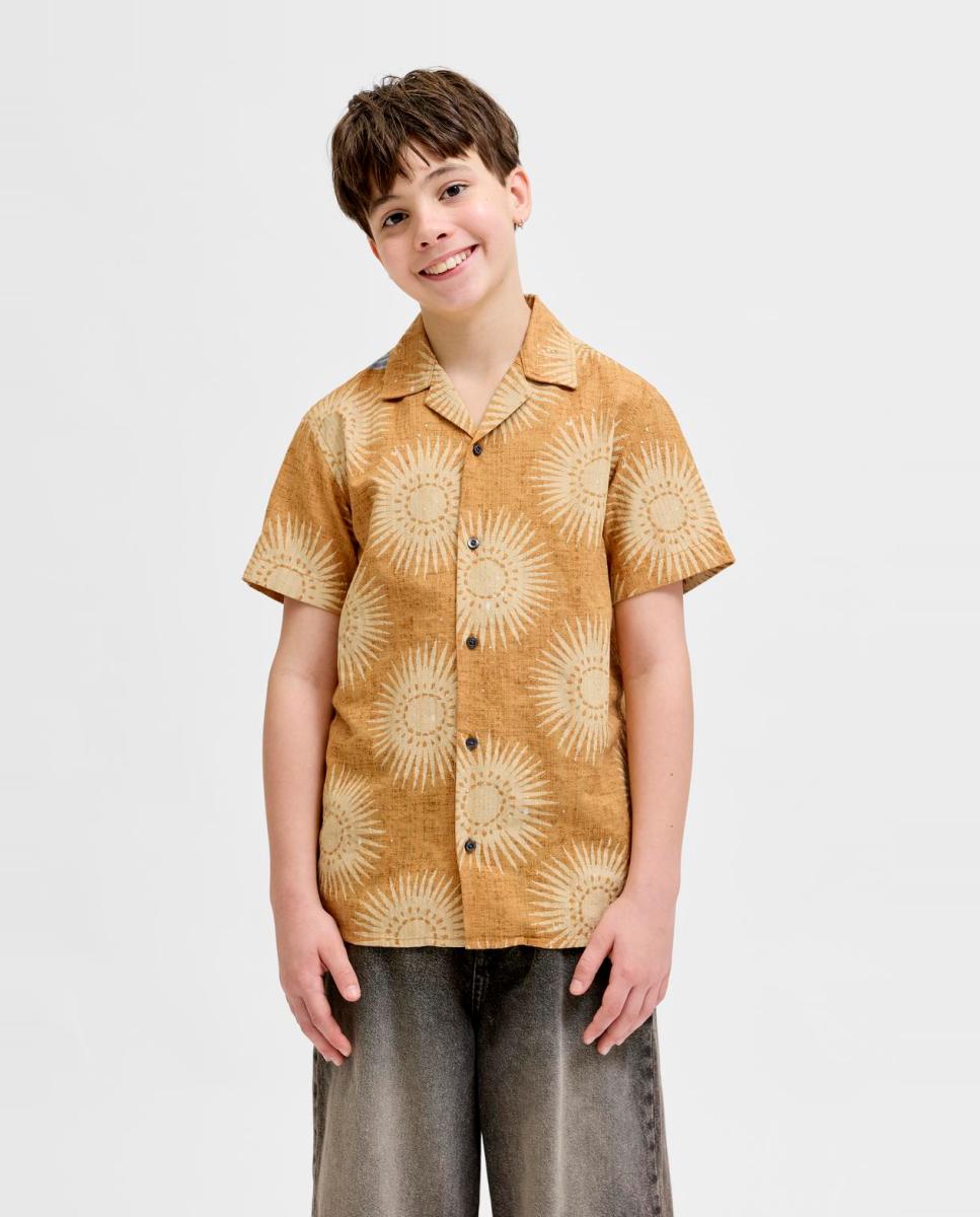 Imagem 0 de Camisa Estampada com Colarinho Resort e Manga Curta