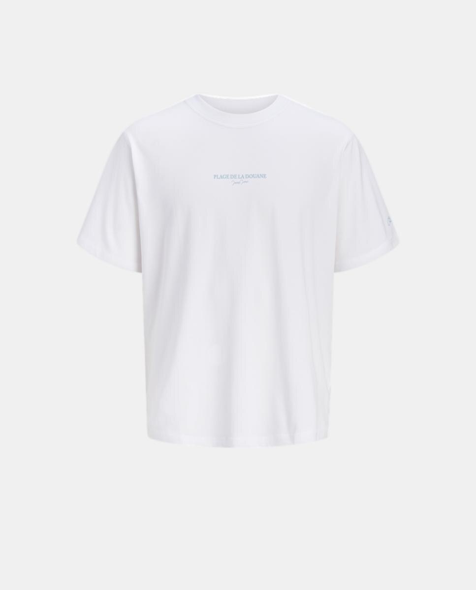 Camiseta de niño manga corta con back print - Jack & Jones - Blanco Blanco-6