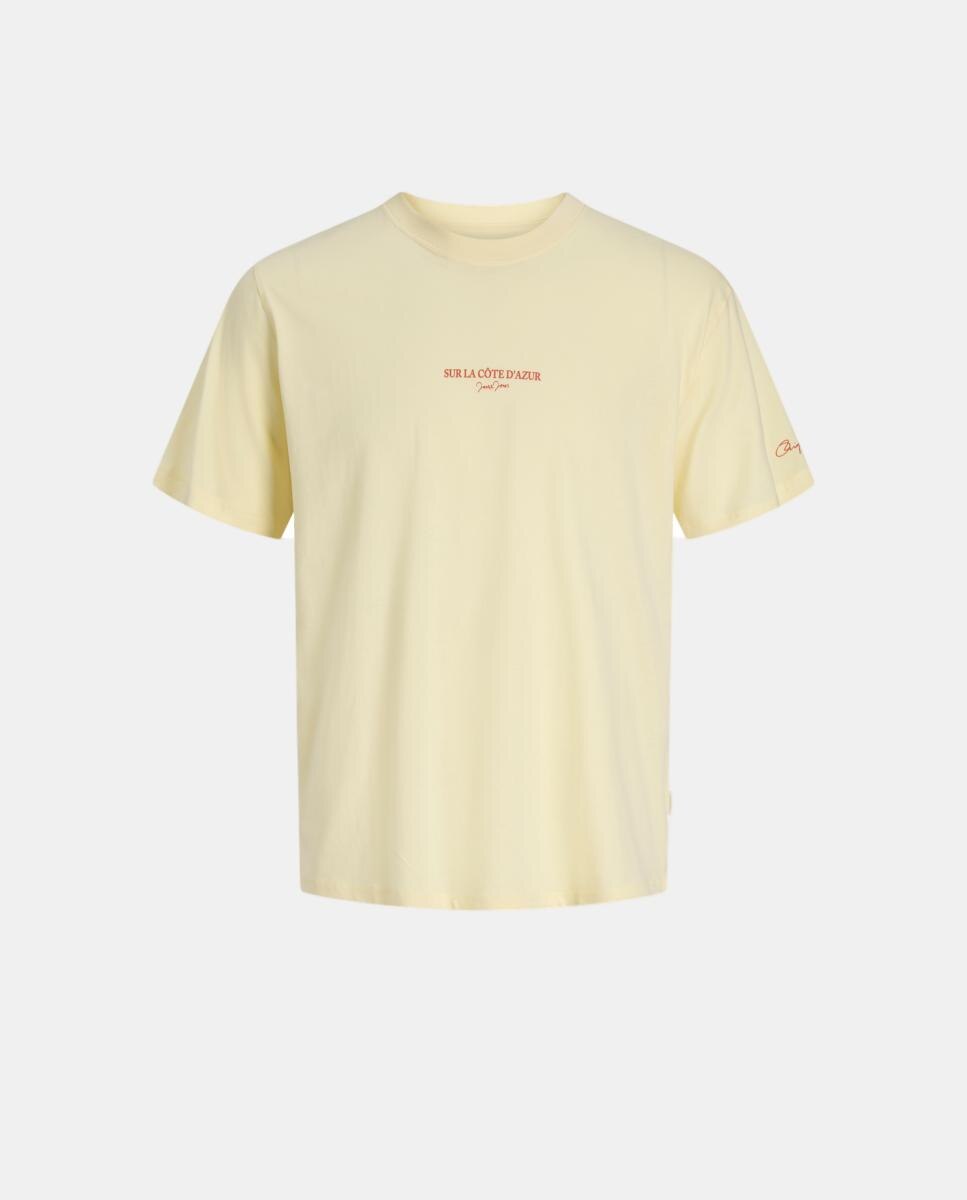 Camiseta de niño manga corta con back print - Jack & Jones - Amarillo Amarillo-7