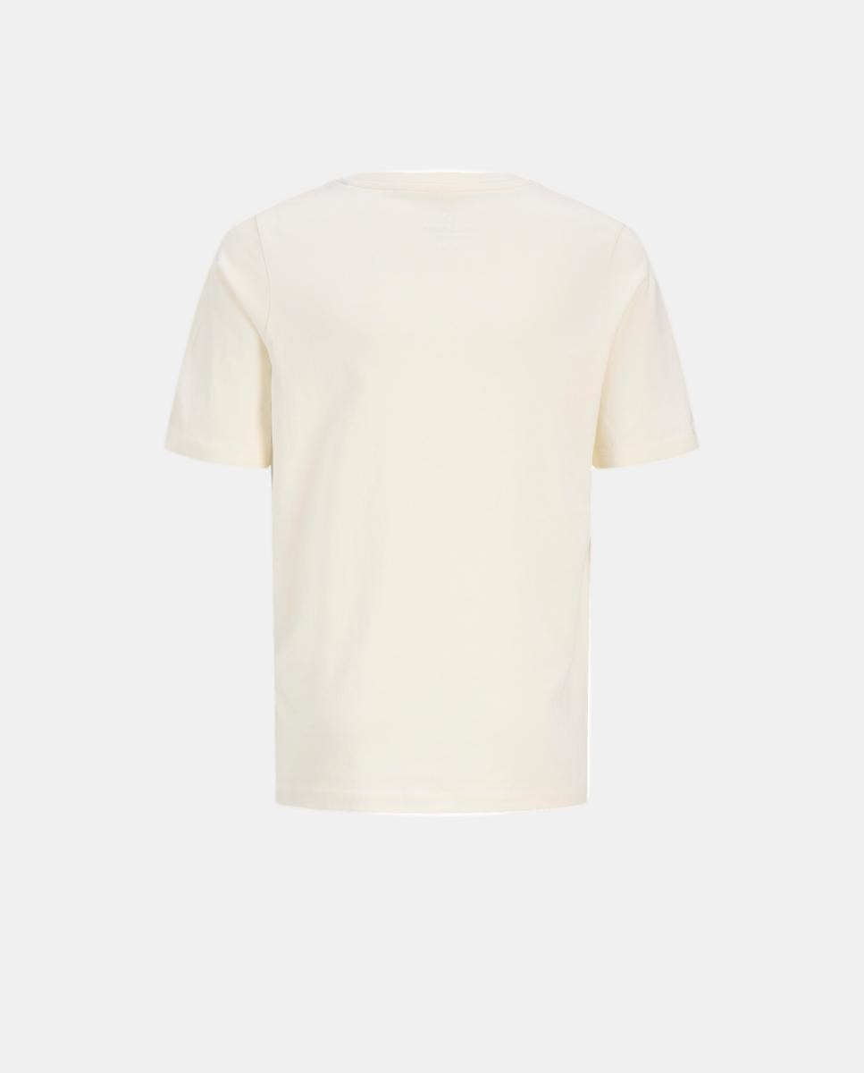 T-shirt de Manga Curta com Estampado Lateral Pequeno Jack & Jones Branco-6