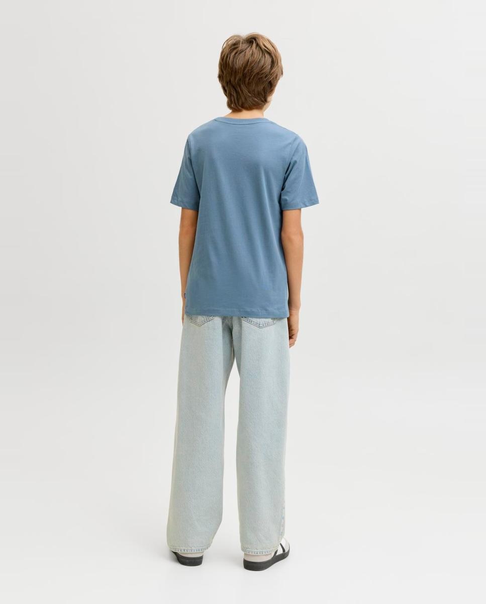 Camiseta de manga corta de niño - Jack & Jones - Azul Azul-2