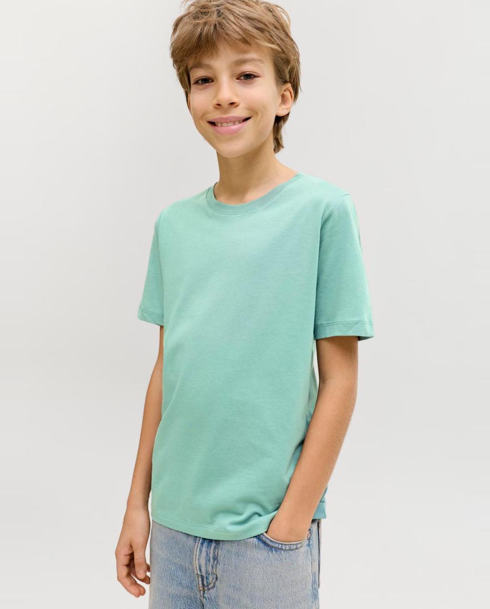 T-shirt com manga curta Jack & Jones Verde Água-2
