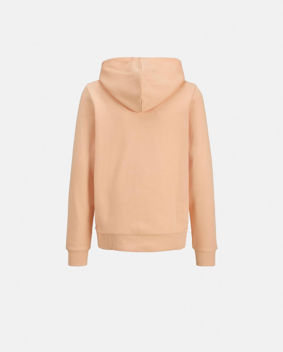 Sudadera de niño con capucha y print frontal - Jack & Jones - Gris Naranja-7