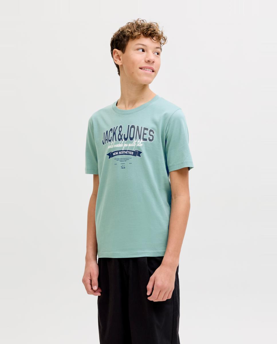 Imagem 0 de T-shirt de Manga Curta com Estampado à Frente