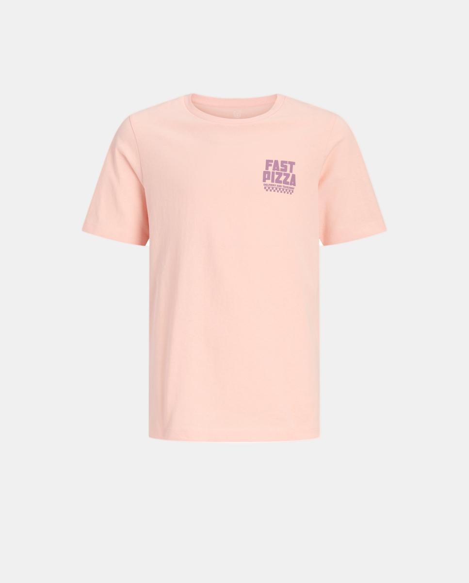 Imagem 0 de T-shirt de Manga Curta com Back Print
