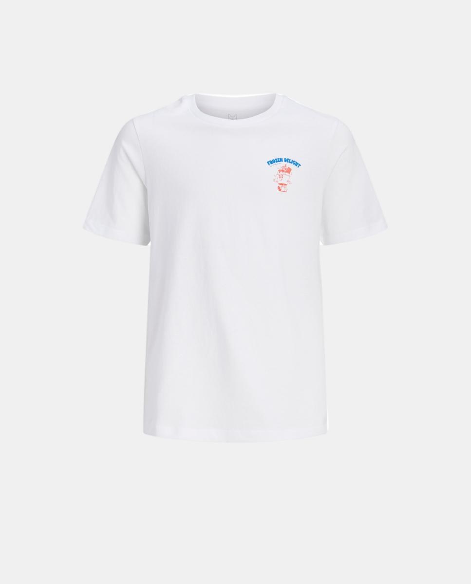Imagem 0 de T-shirt de Manga Curta com Back Print