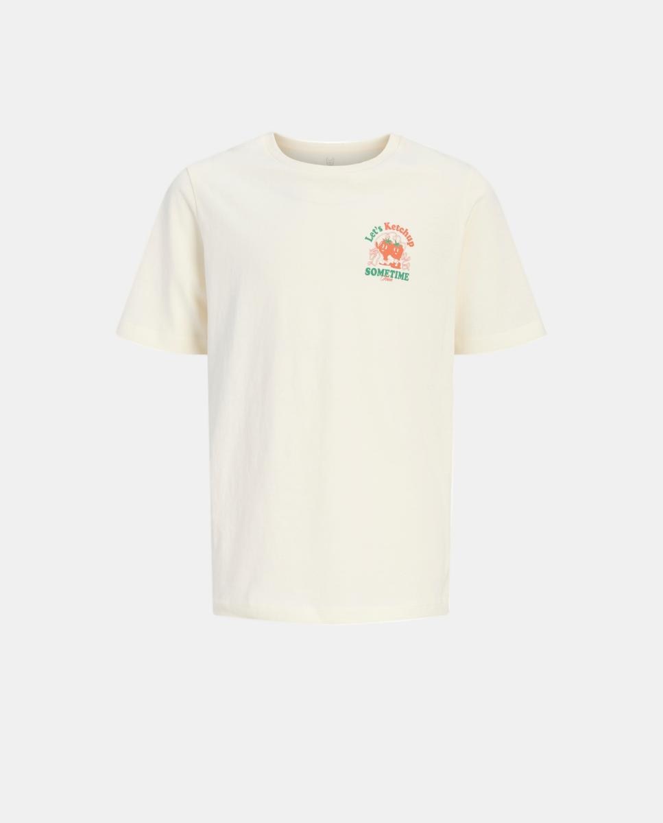 Imagem 0 de T-shirt de Manga Curta com Back Print