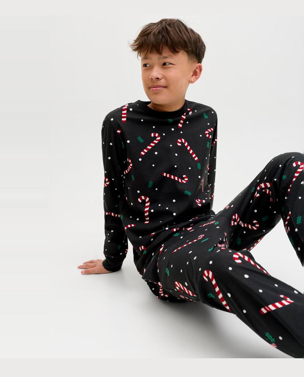 Imagen 6 de Pijama estampado de niño - Jack & Jones - Negro Negro