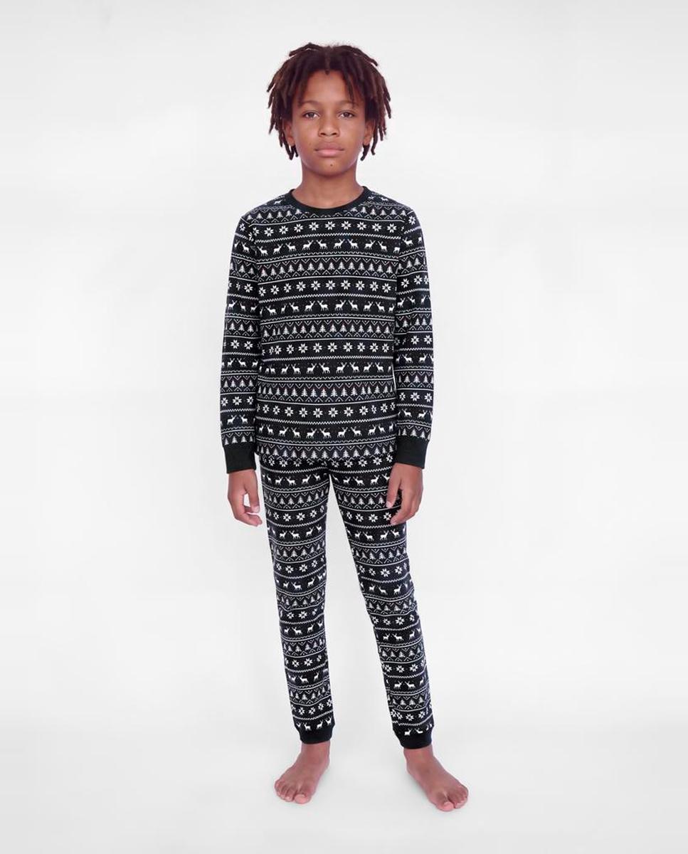 Imagen 4 de Pijama estampado de niño - Jack & Jones - Azul marino Azul marino