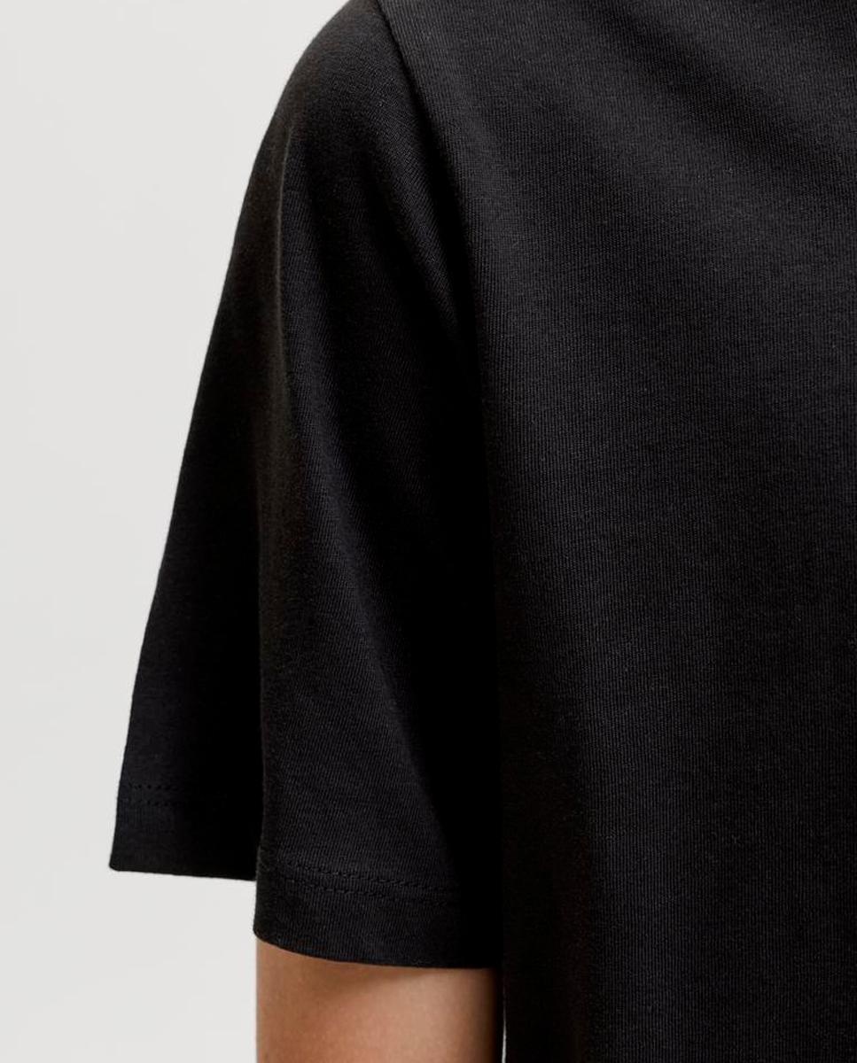 Camiseta de niño manga corta con print frontal - Jack & Jones - Negro Negro-6