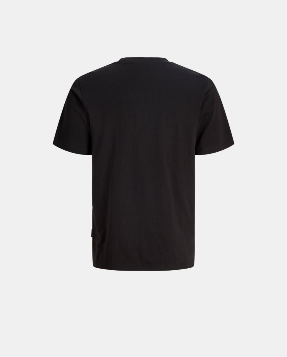 Camiseta de niño manga corta con print frontal - Jack & Jones - Negro Negro-8