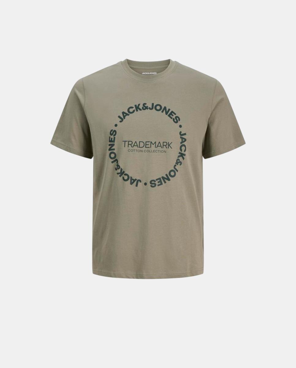 Camiseta de niño manga corta con print frontal - Jack & Jones - Verde claro Verde claro-6