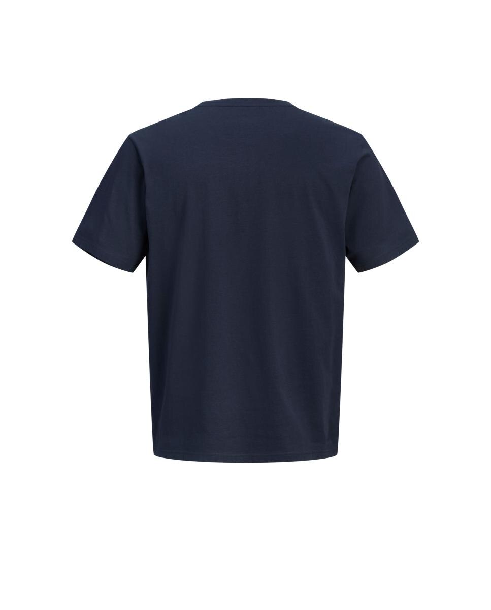 Camiseta de niño manga corta con print frontal - Jack & Jones - Azul marino Azul marino-8
