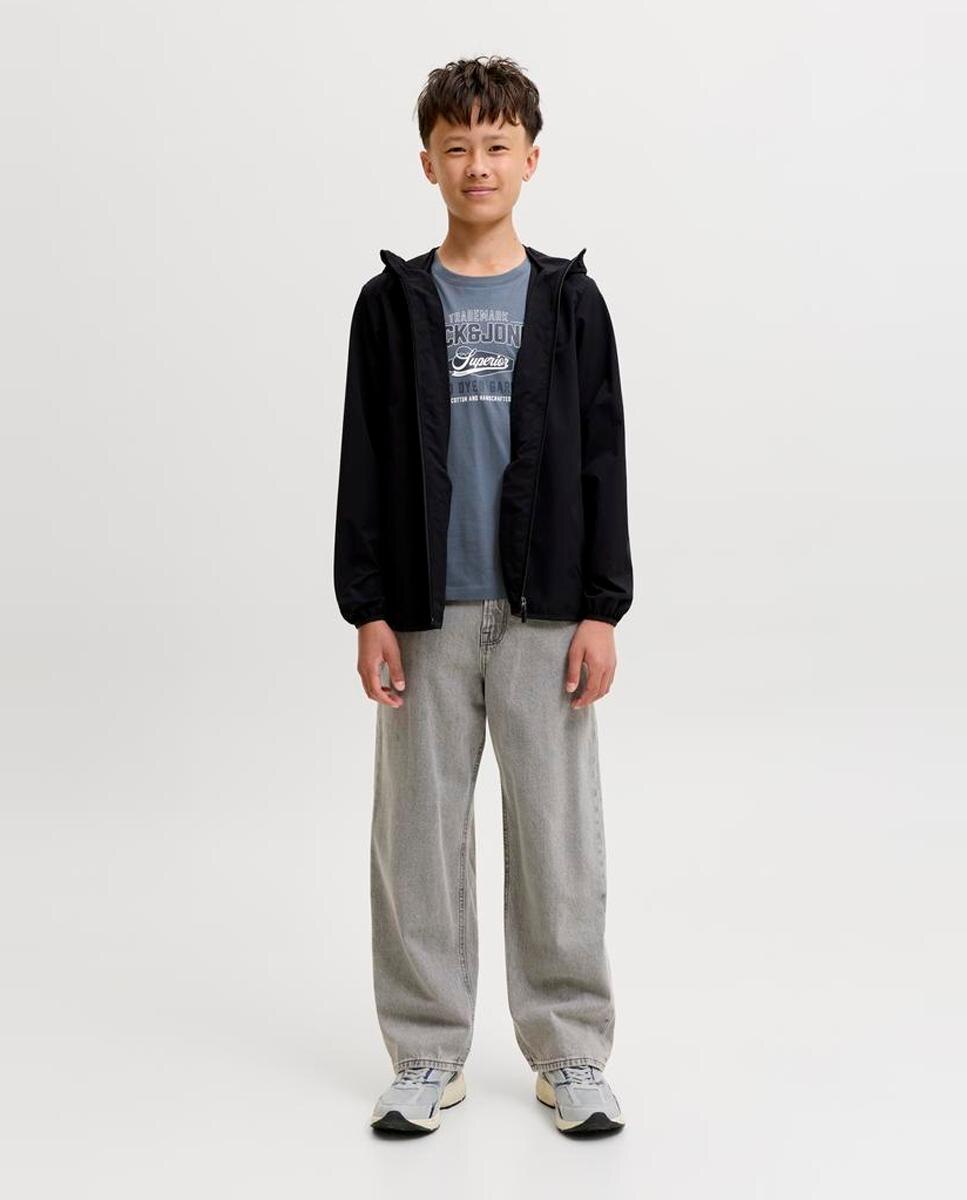Camiseta manga corta de niño con print frontal - Jack & Jones - Azul Azul-2