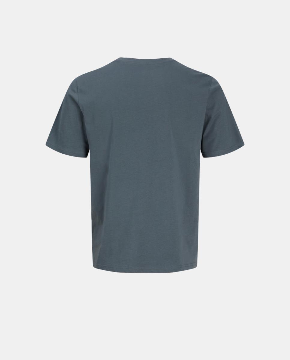 Camiseta de niño manga corta con print frontal - Jack & Jones - Azul Azul-7