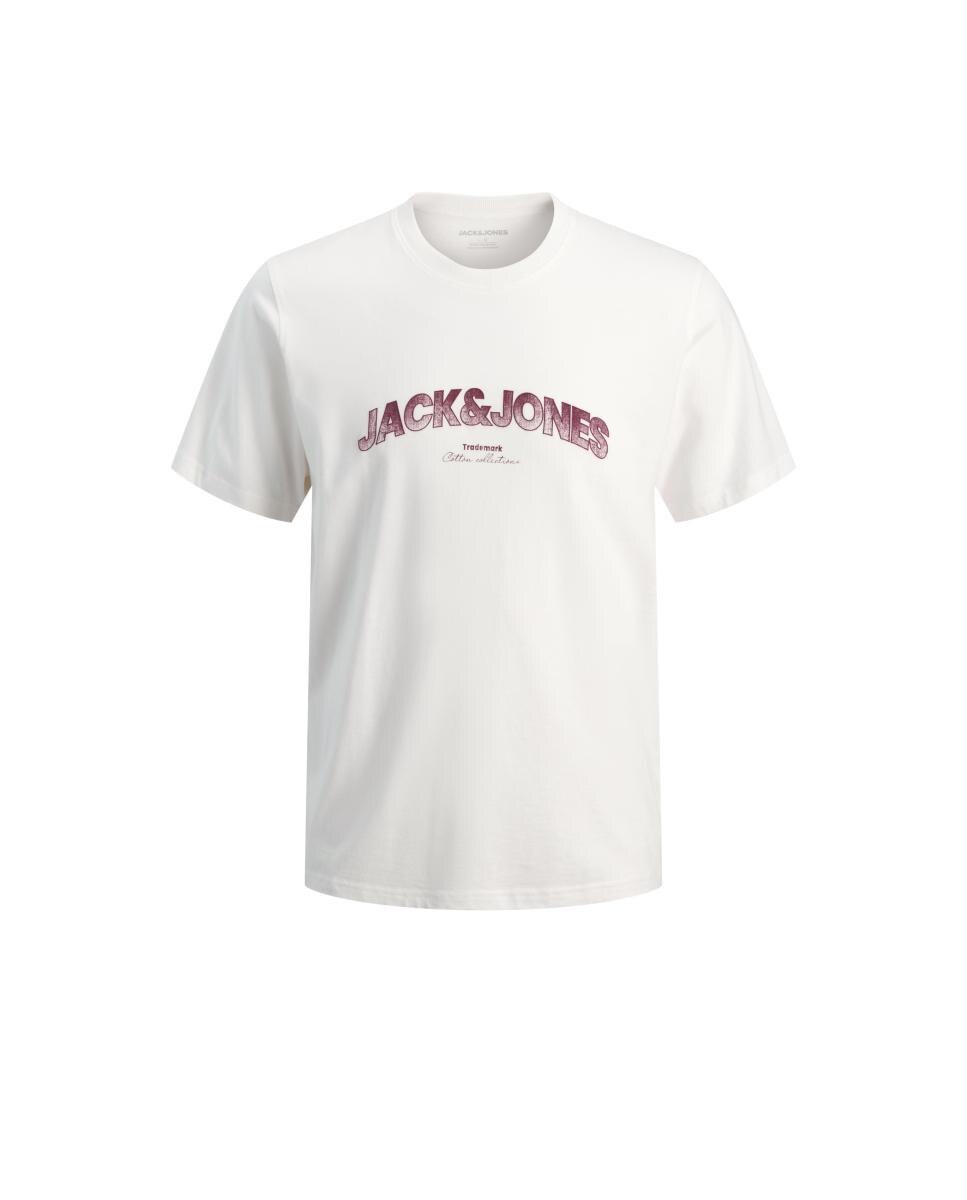 Camiseta de niño manga corta con print frontal - Jack & Jones - Blanco Blanco-7