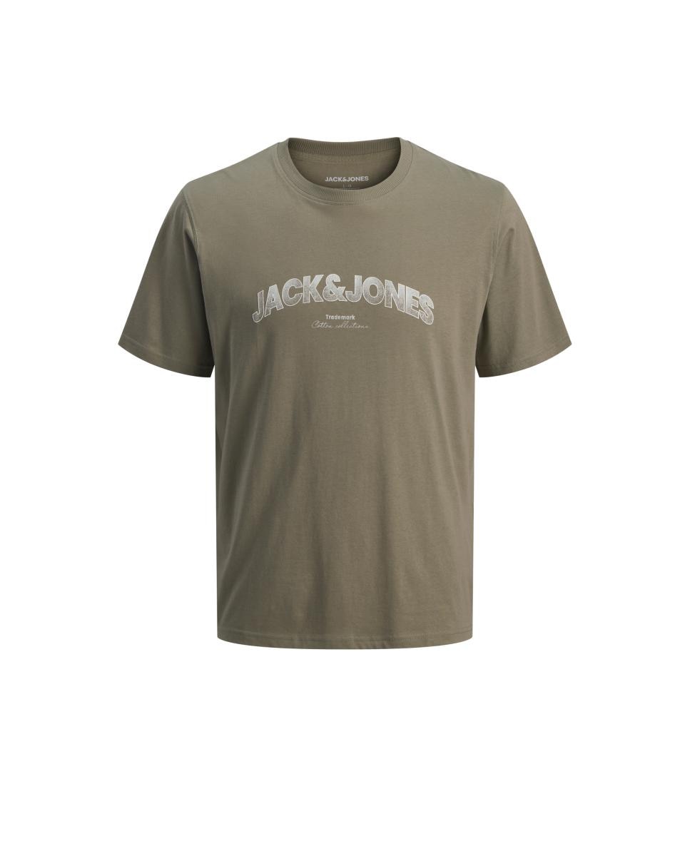 Camiseta de niño manga corta con print frontal - Jack & Jones - Verde claro Verde claro-7