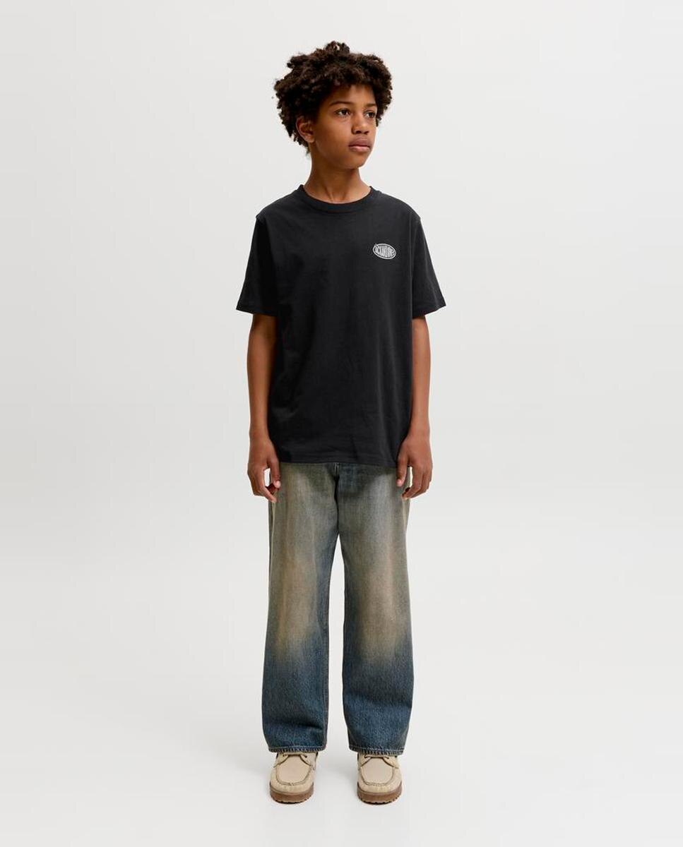 Camiseta de niño manga corta con back print - Jack & Jones - Negro Negro-2