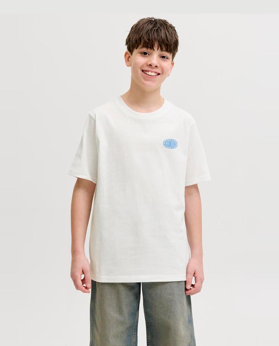 Imagem 0 de T-shirt de Manga Curta com Back Print