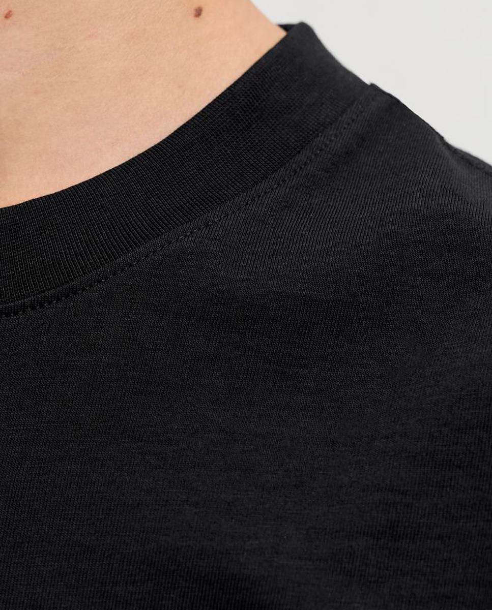 Camiseta de niño manga corta con back print - Jack & Jones - Negro Negro-5