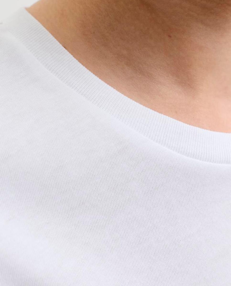 Camiseta de niño manga corta con back print - Jack & Jones - Blanco Blanco-6