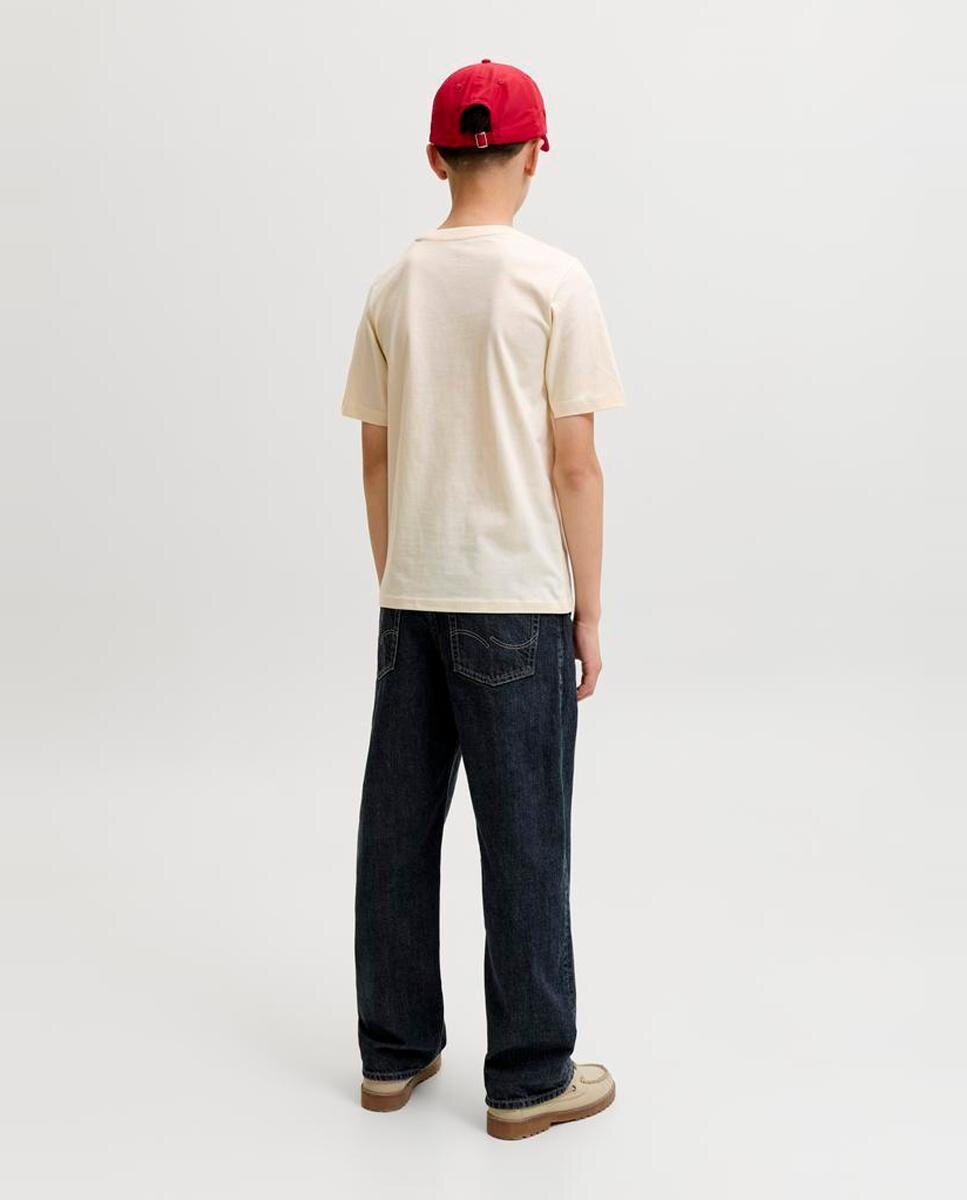 Camiseta de niño manga corta con print frontal - Jack & Jones - Natural Natural-3