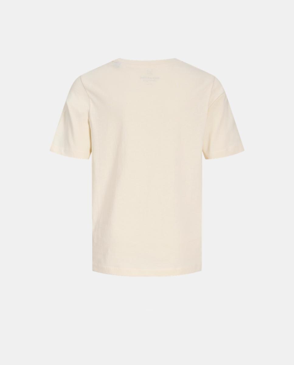 Camiseta de niño manga corta con print frontal - Jack & Jones - Natural Natural-8