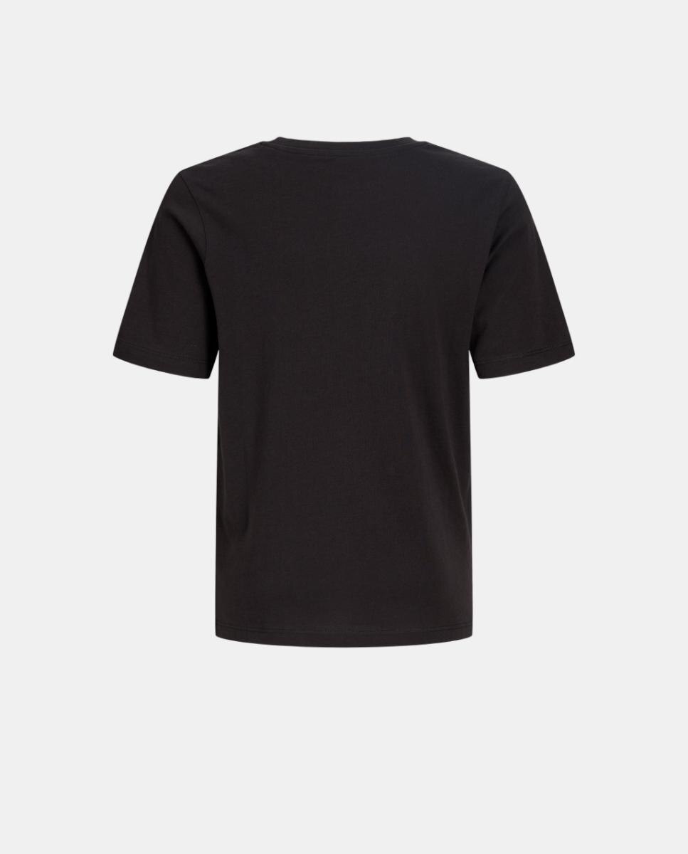 Camiseta de niño manga corta con print frontal - Jack & Jones - Negro Negro-8