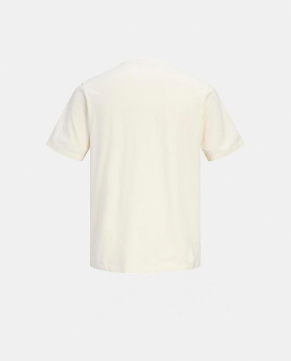 Camiseta de niño manga corta con print frontal - Jack & Jones - Natural Natural-2