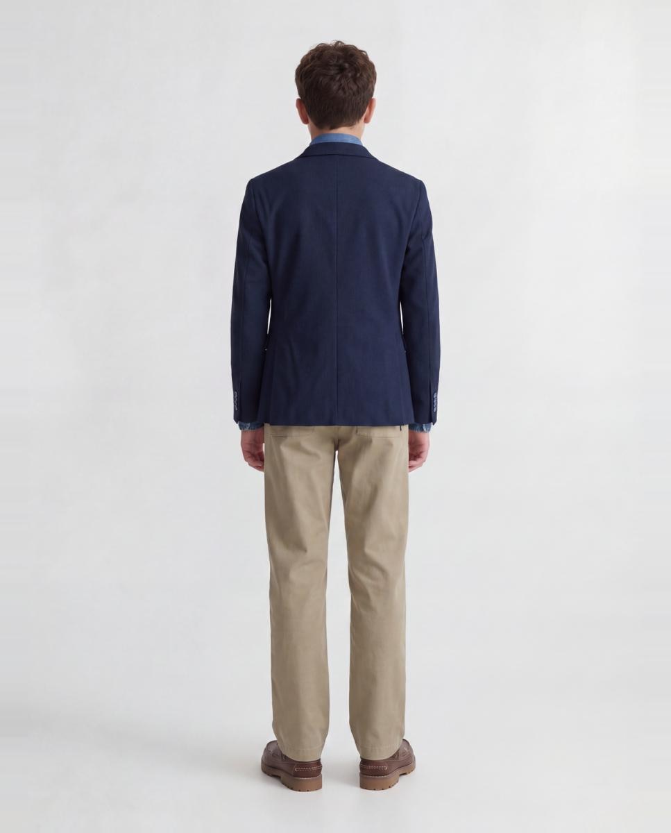 Americana de niño lisa con botones - Jack & Jones - Azul marino Azul marino-2