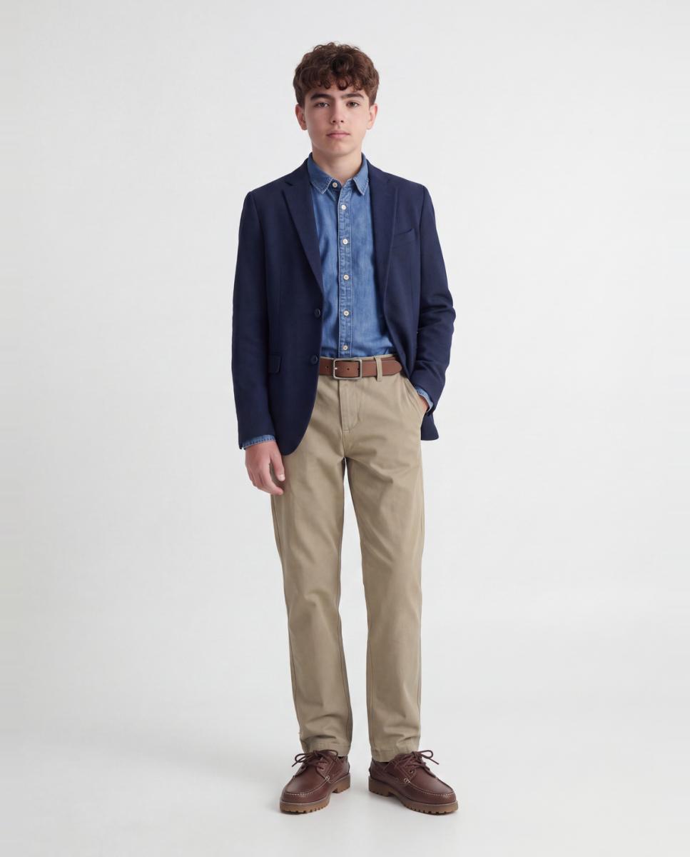 Americana de niño lisa con botones - Jack & Jones - Azul marino Azul marino-4