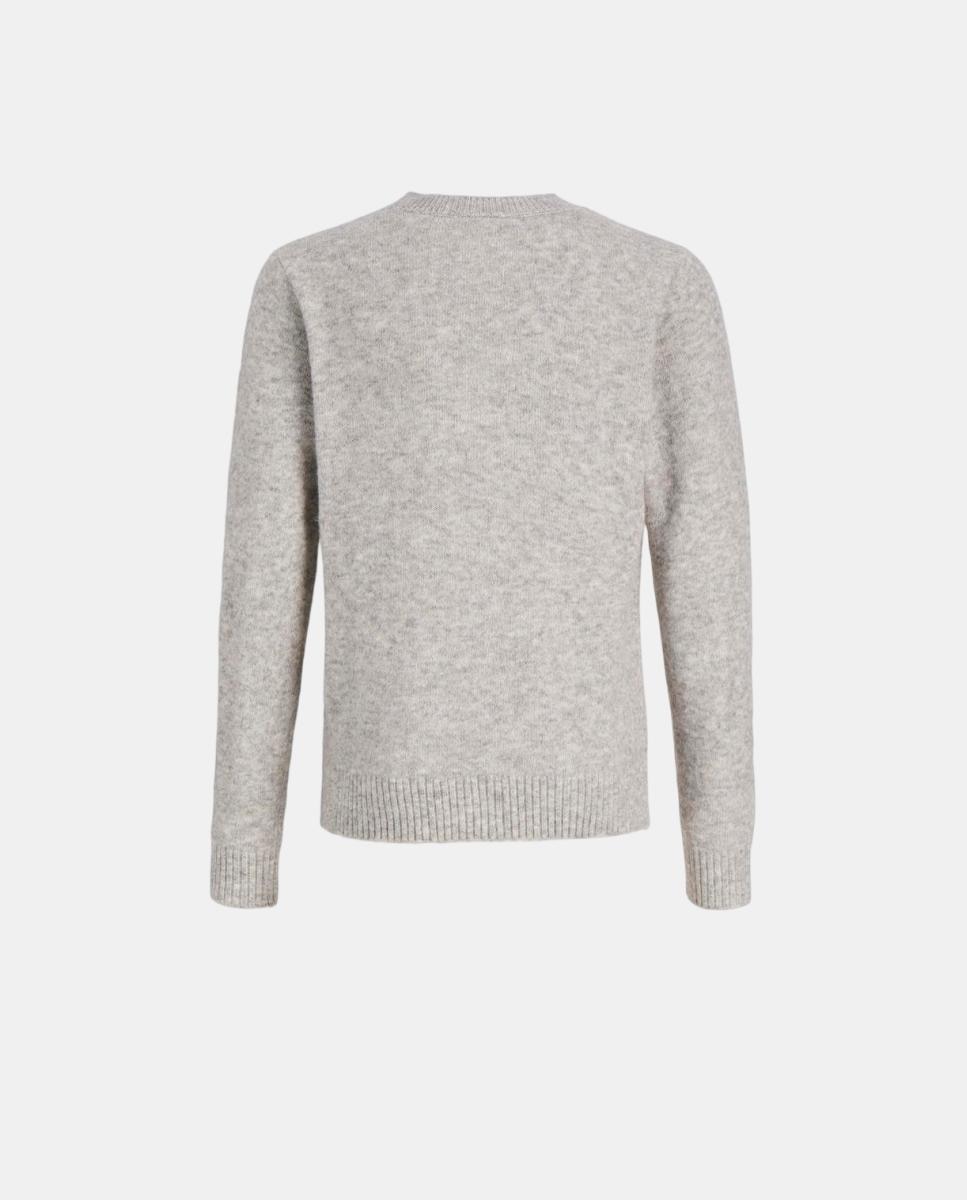 Jersey de punto liso de niña - Jack & Jones - Gris claro Gris claro-6