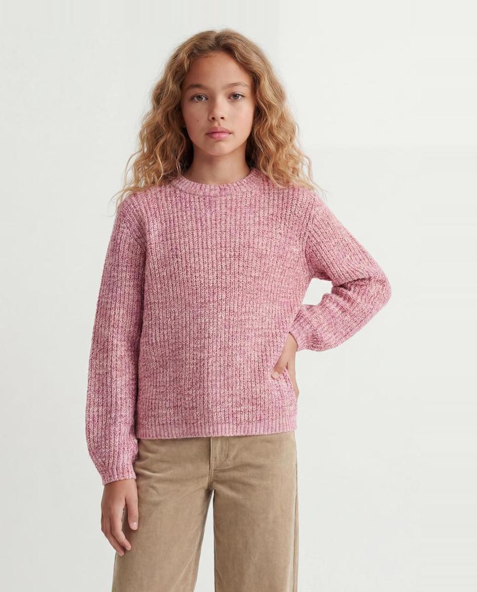 Imagen 1 de Jersey de punto liso de niña - Jack & Jones - Rosa Rosa