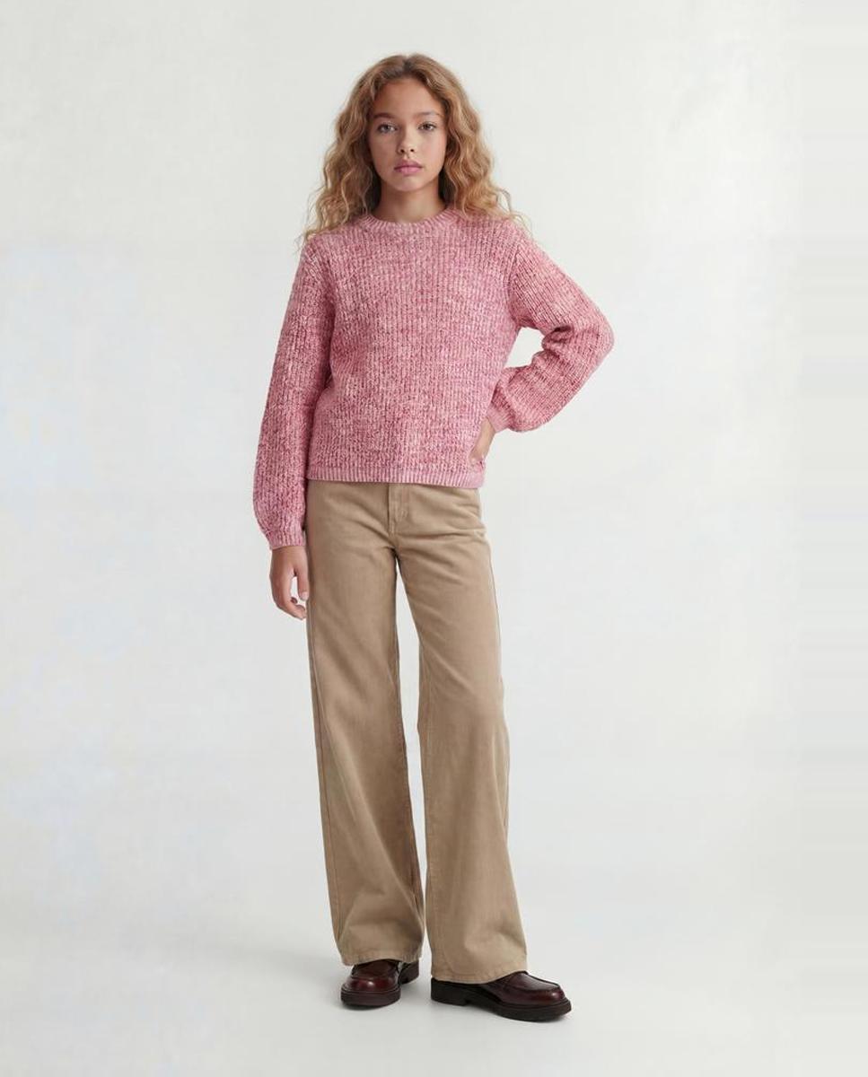 Imagen 4 de Jersey de punto liso de niña - Jack & Jones - Rosa Rosa