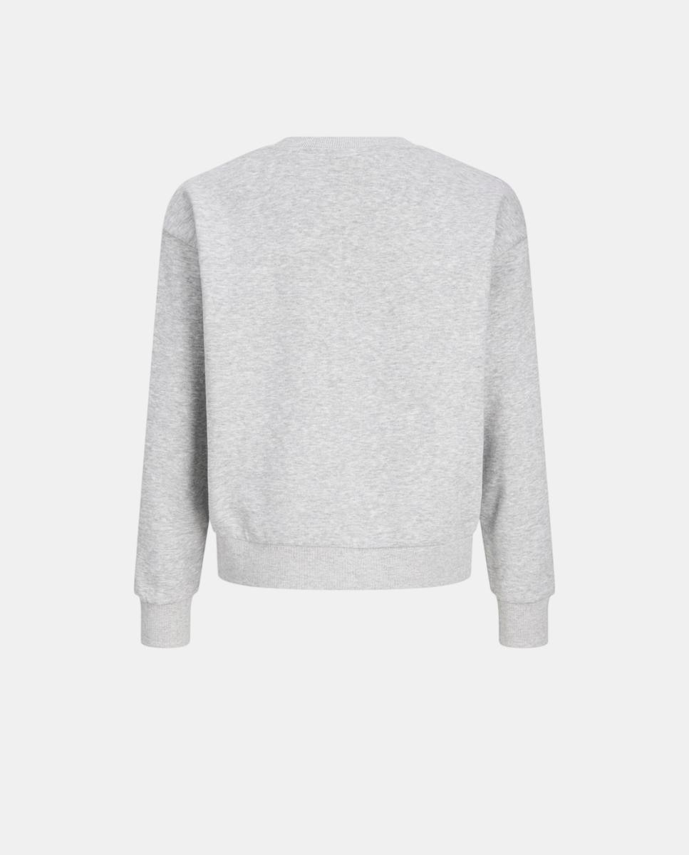 Sudadera con print frontal de niña - Jack & Jones - Gris claro Gris claro-6