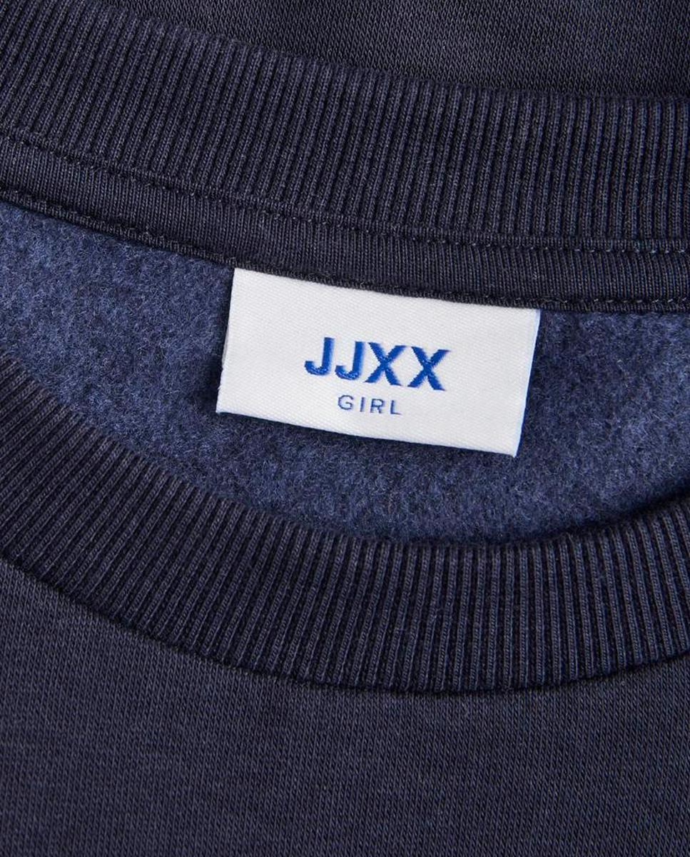 Sweatshirt com Estampado à Frente Azul-marinho-8