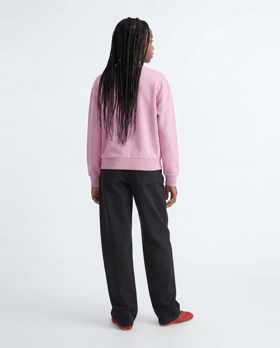 Sudadera con print frontal de niña - Jack & Jones - Rosa Rosa-2