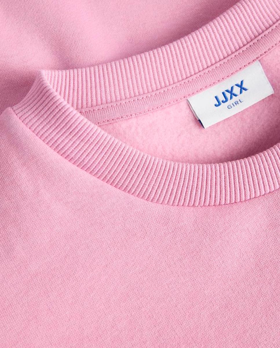 Sudadera con print frontal de niña - Jack & Jones - Rosa Rosa-8