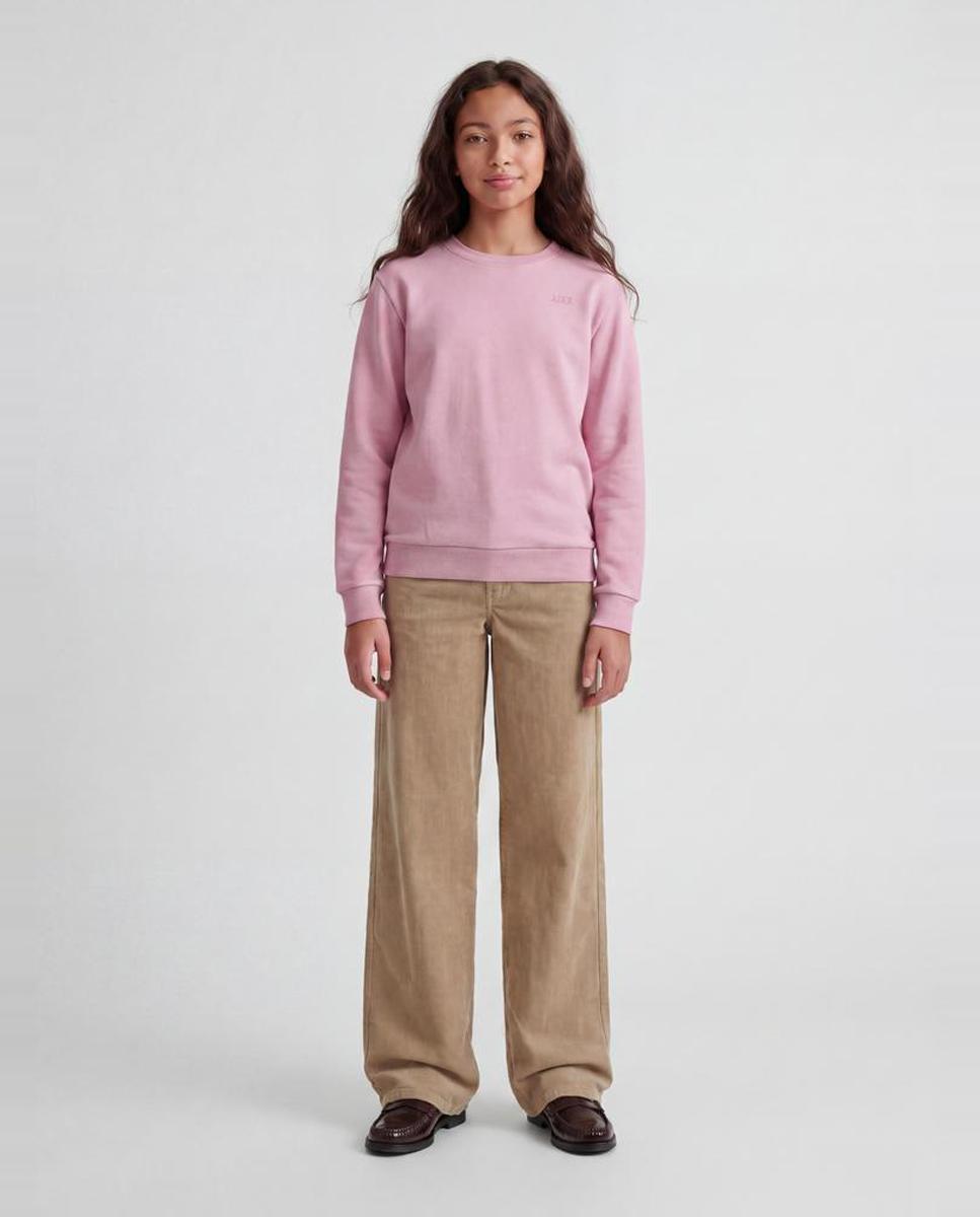 Sudadera lisa de niña - Jack & Jones - Rosa Rosa-4