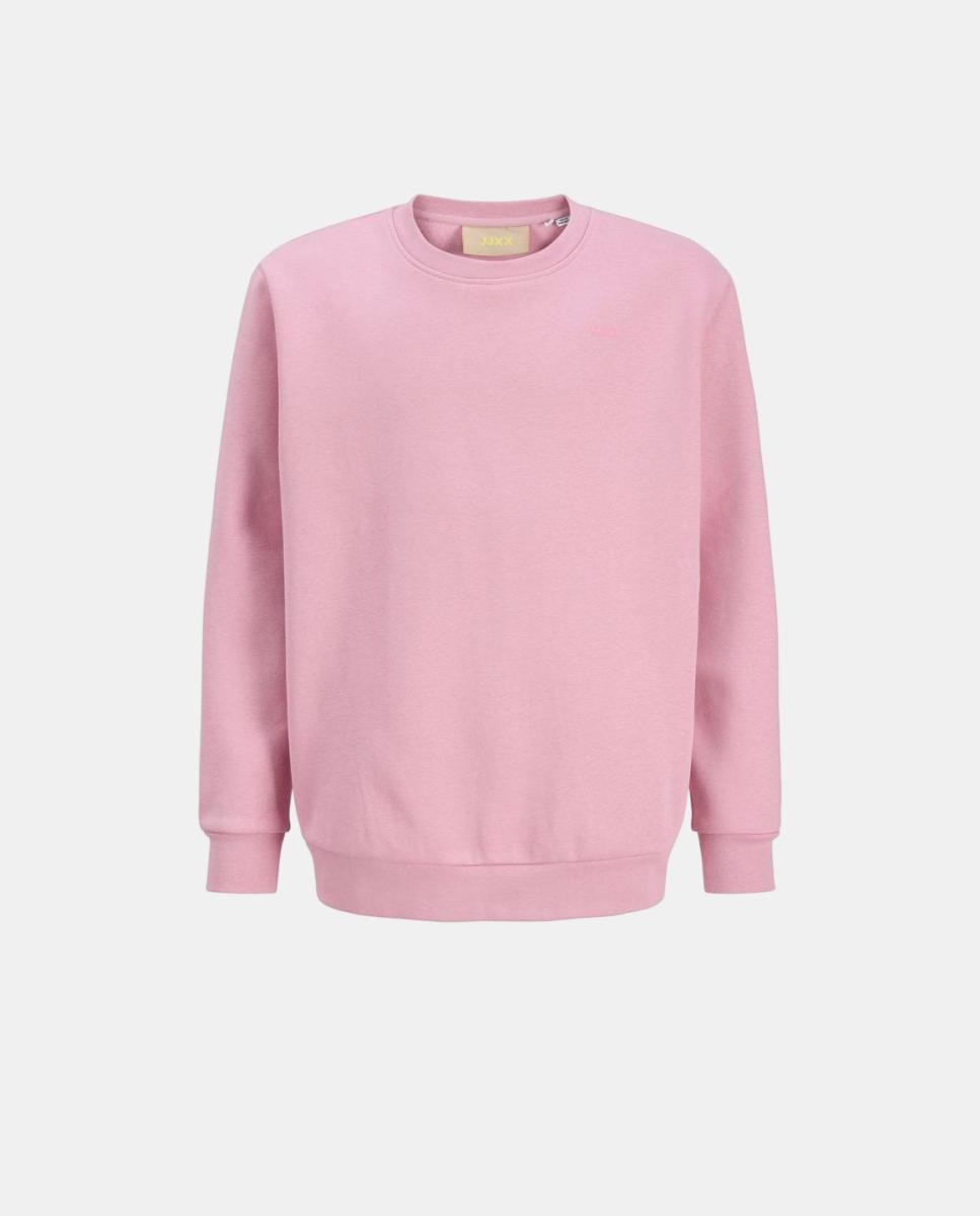 Sudadera lisa de niña - Jack & Jones - Rosa Rosa-5