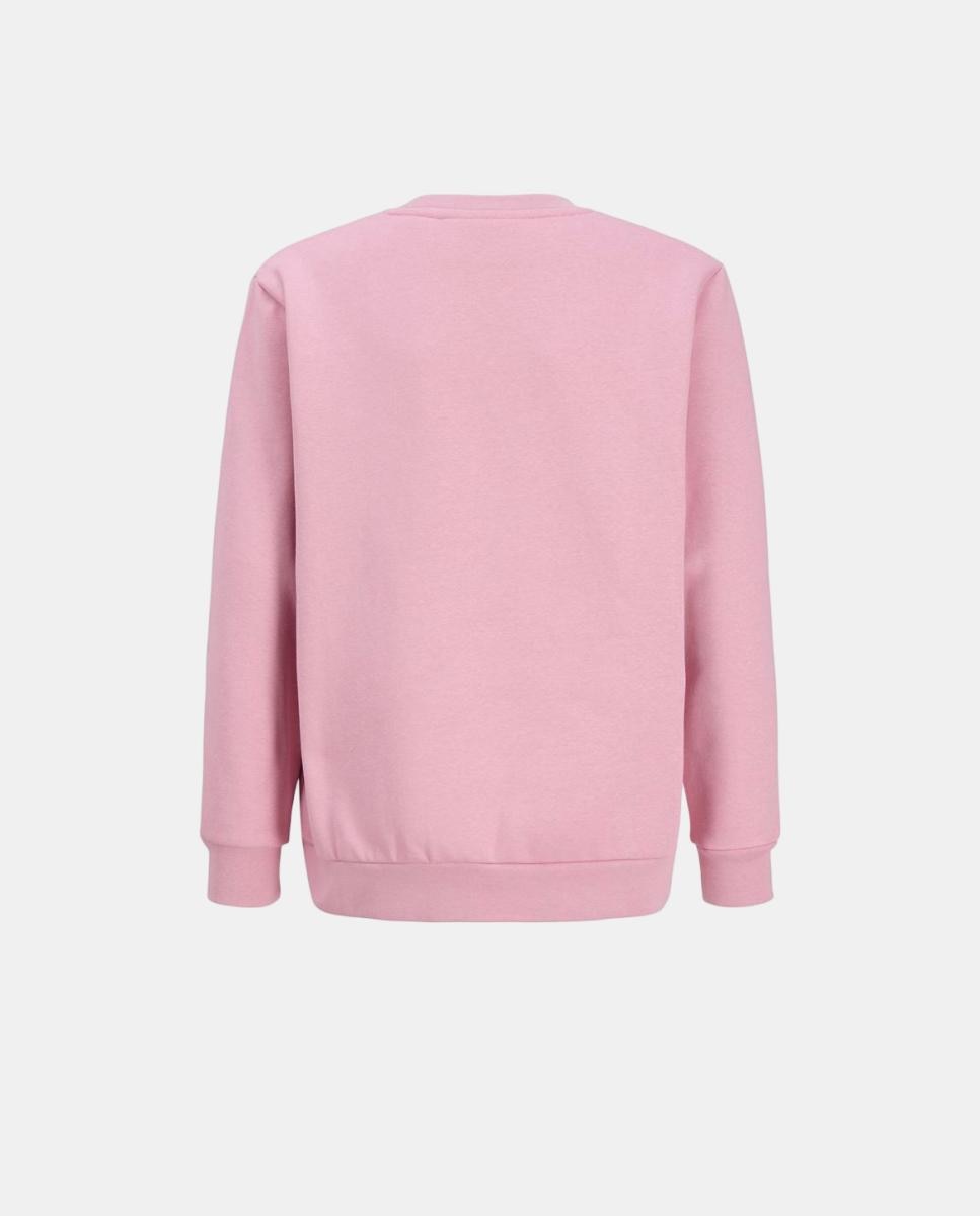 Sudadera lisa de niña - Jack & Jones - Rosa Rosa-6