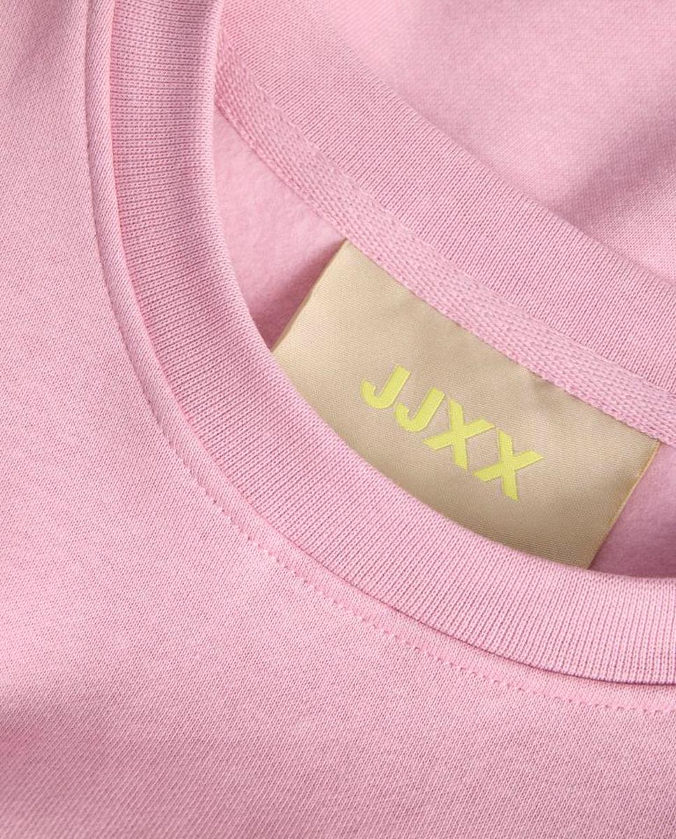 Sudadera lisa de niña - Jack & Jones - Rosa Rosa-7