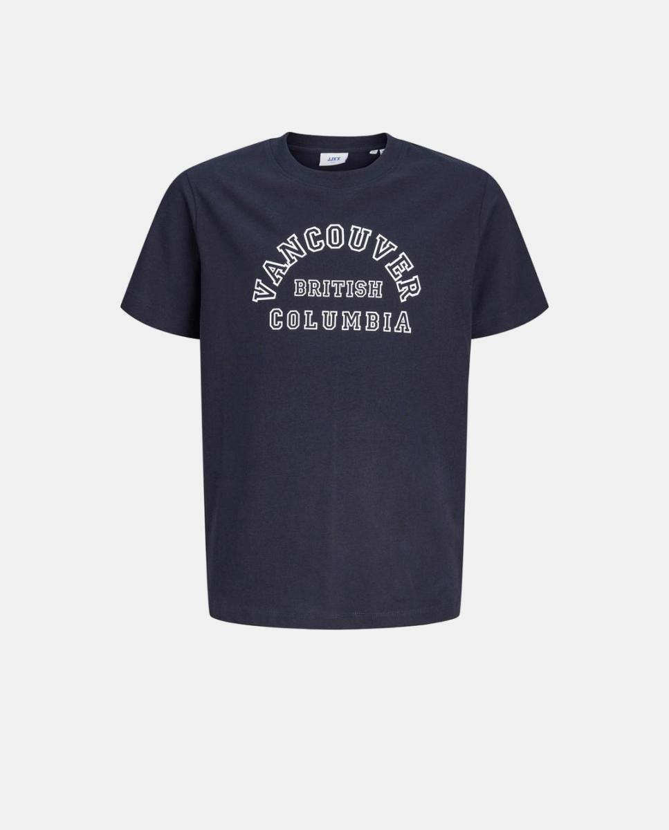 Camiseta con print frontal de niña - Jack & Jones - Azul marino Azul marino-5