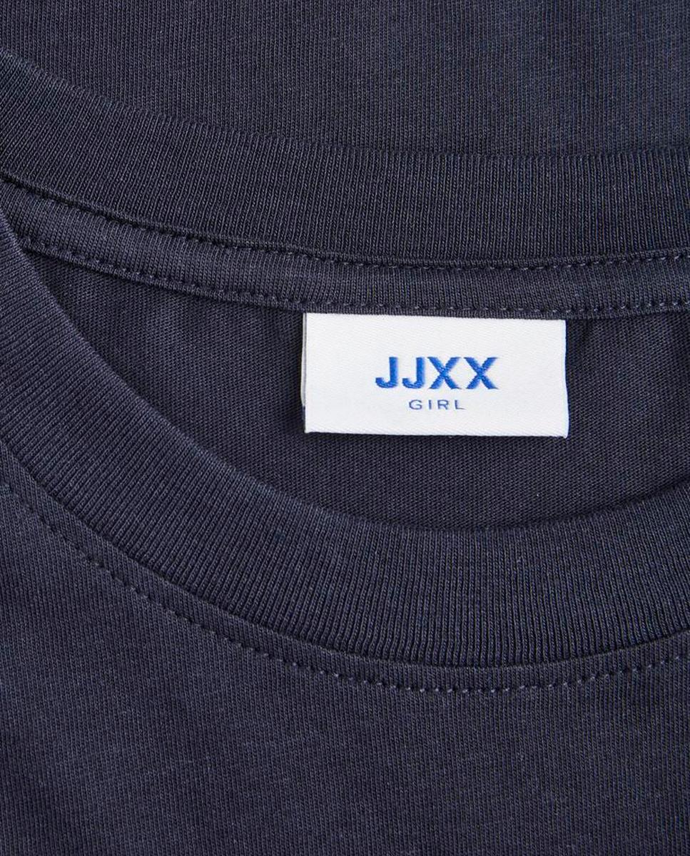 Camiseta con print frontal de niña - Jack & Jones - Azul marino Azul marino-7