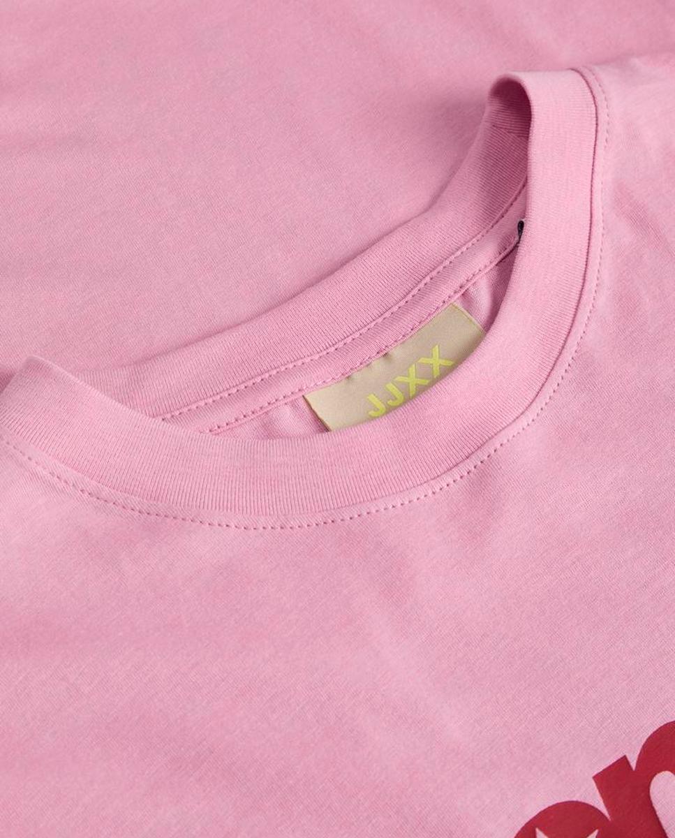 Camiseta con print frontal de niña - Jack & Jones - Rosa Rosa-8