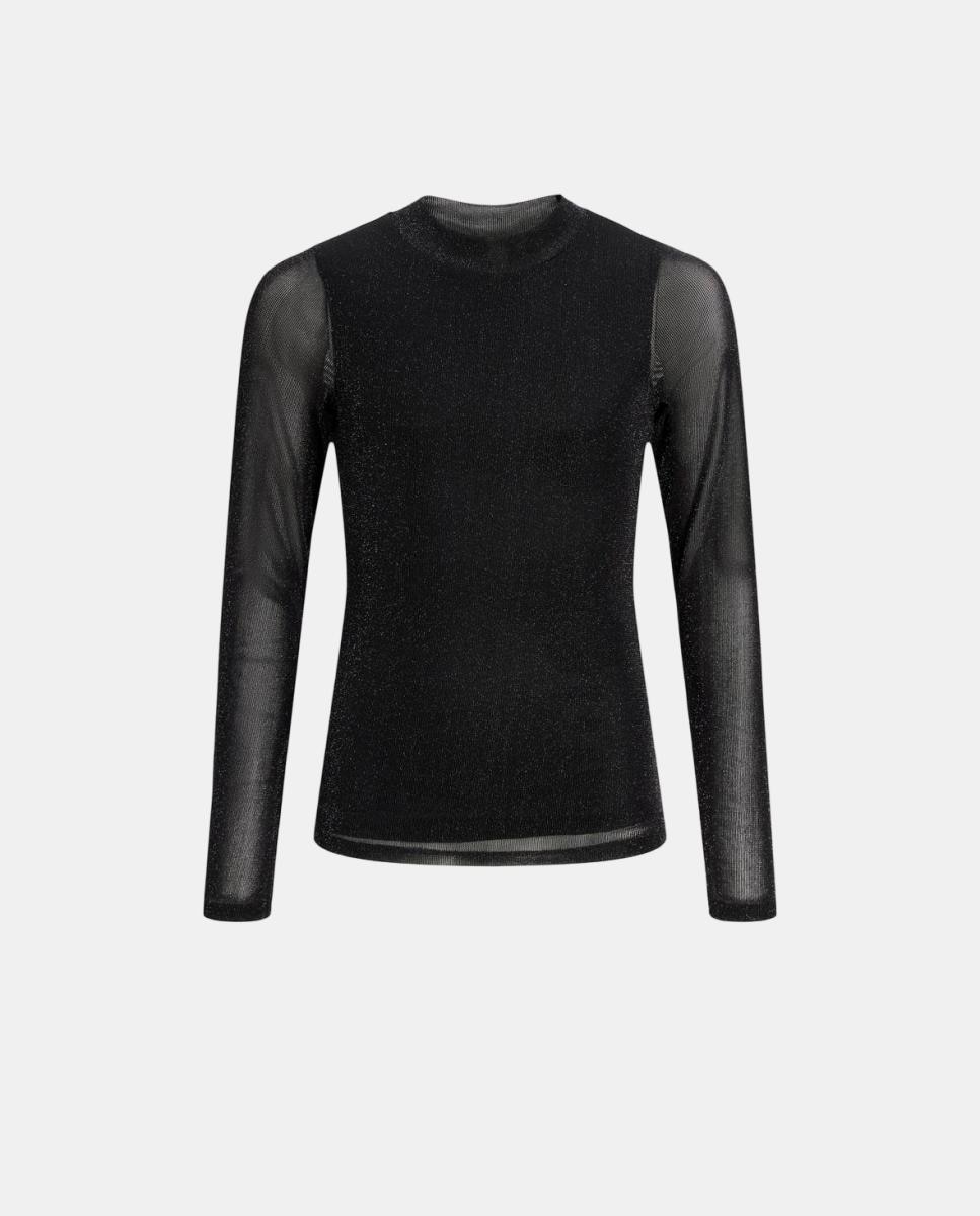 Top de niña de manga larga con brillos - Jack & Jones - Negro Negro-6