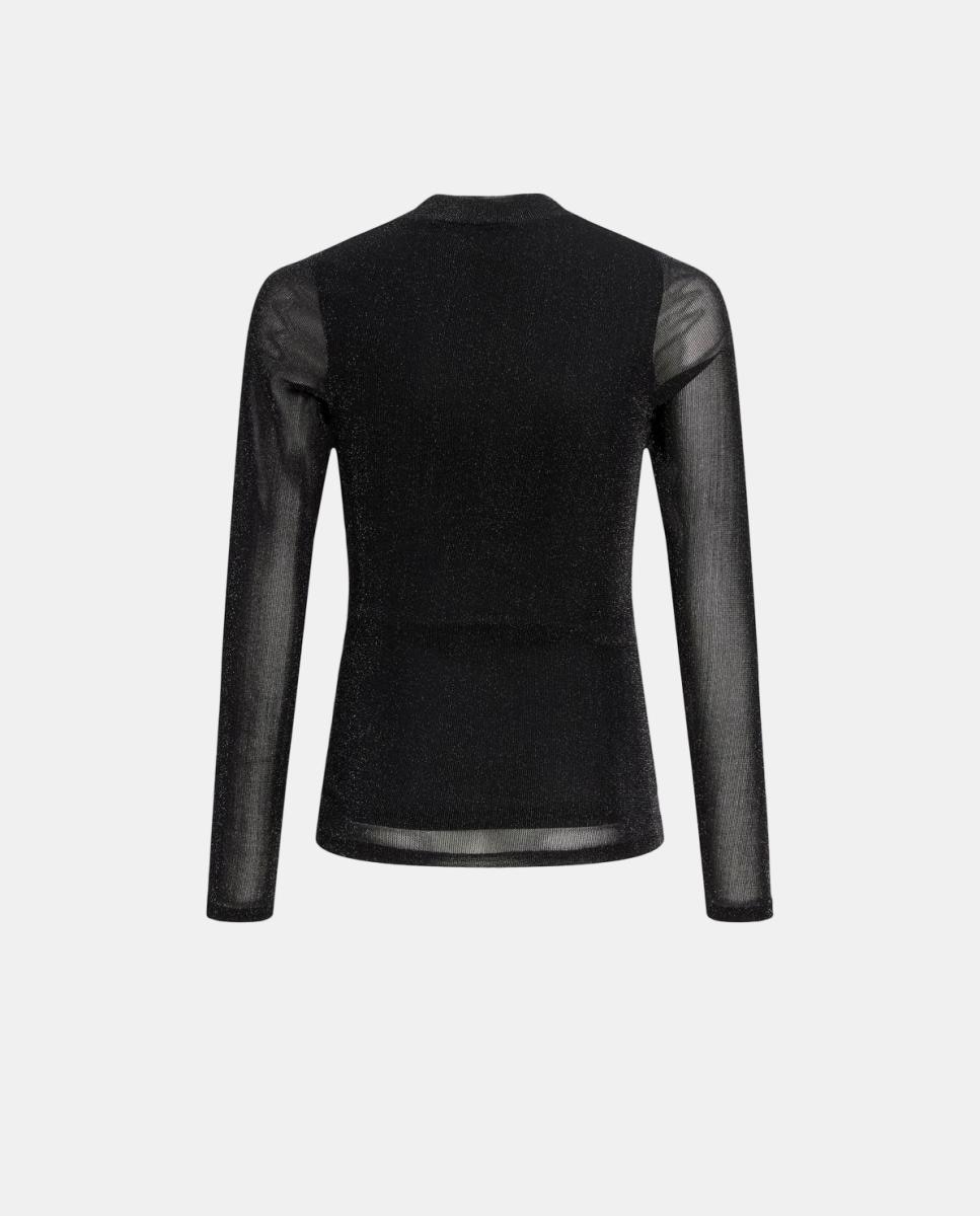 Top de niña de manga larga con brillos - Jack & Jones - Negro Negro-7