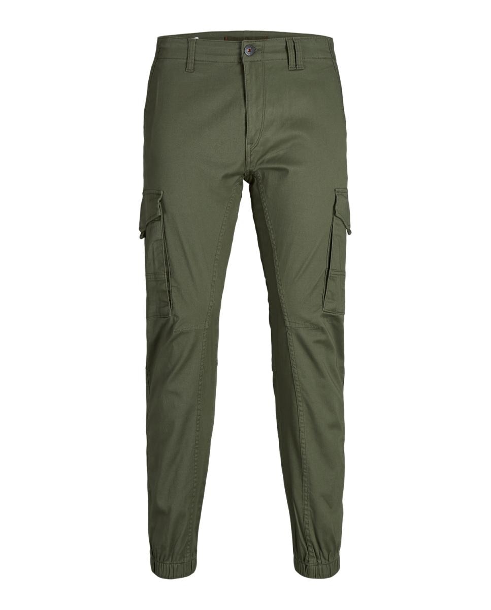 Calças Cargo Slim Fit Jack & Jones Caqui-6